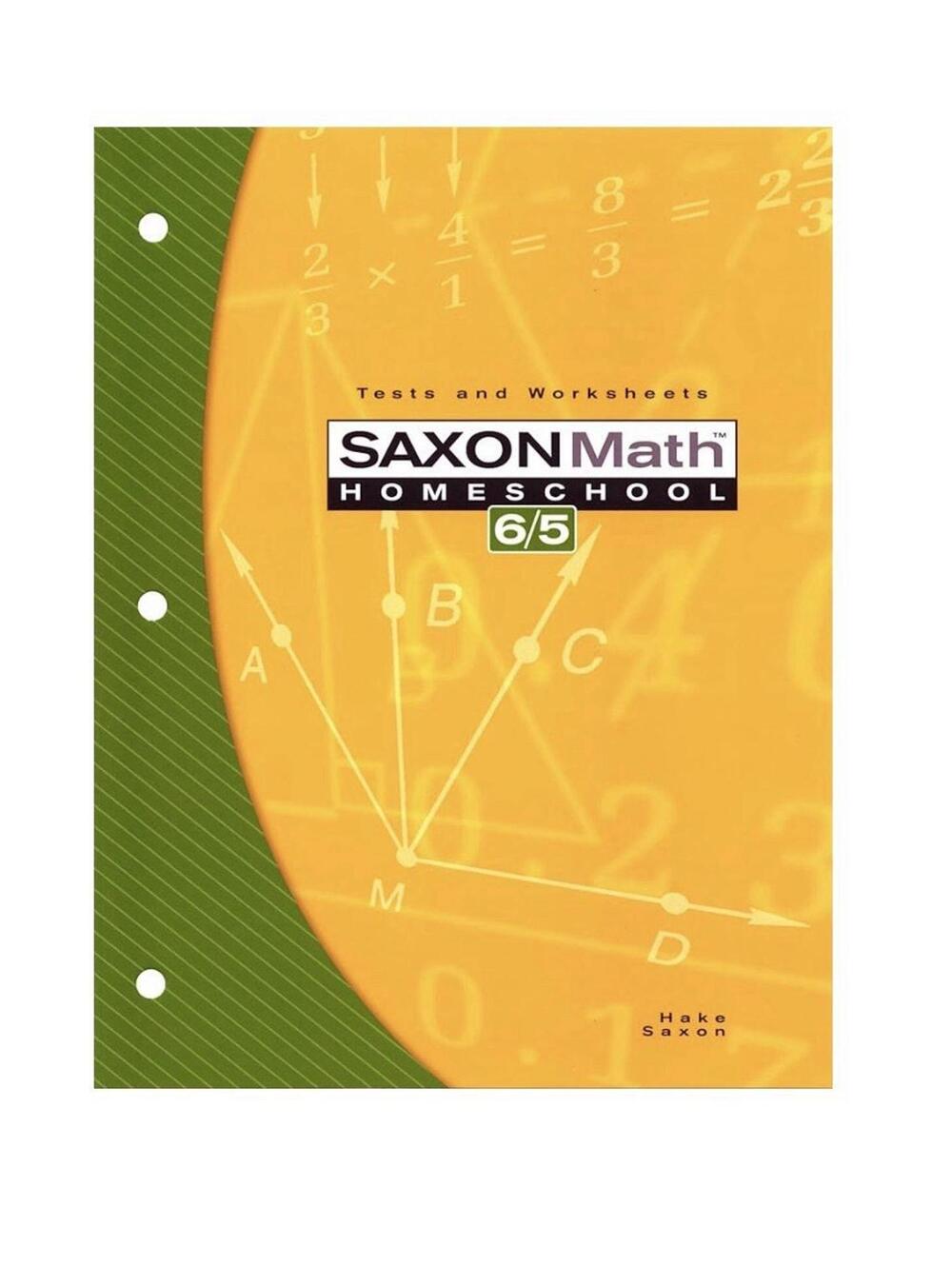 Saxon Math Homeschool 6/5 Solutions Manual 3rd Edition. Hake Saxon.